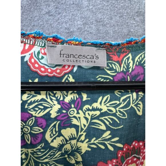 Francescas' Women's sz L Dress Tunic Coverup Floral Print - Picture 5 of 7